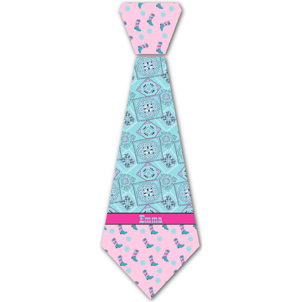 Custom Cowgirl Iron On Tie - 4 Sizes w/ Name or Text