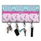 Cowgirl Key Hanger w/ 4 Hooks & Keys