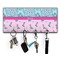 Cowgirl Key Hanger w/ 4 Hooks w/ Name or Text