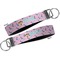 Cowgirl Key-chain - Metal and Nylon - Front and Back