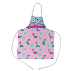 Cowgirl Kid's Apron - Medium (Personalized)