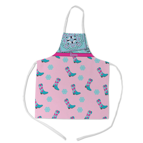 Custom Cowgirl Kid's Apron - Medium (Personalized)