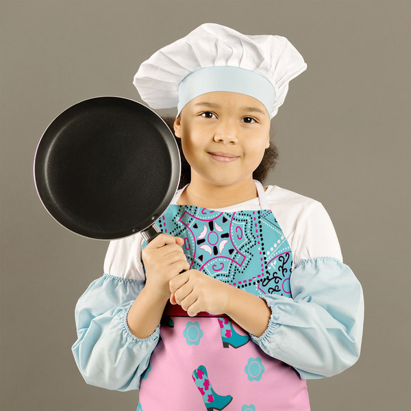 Cowgirl Kid's Aprons - Medium - Lifestyle
