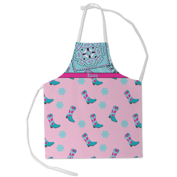 Custom Cowgirl Kid's Apron - Small (Personalized)