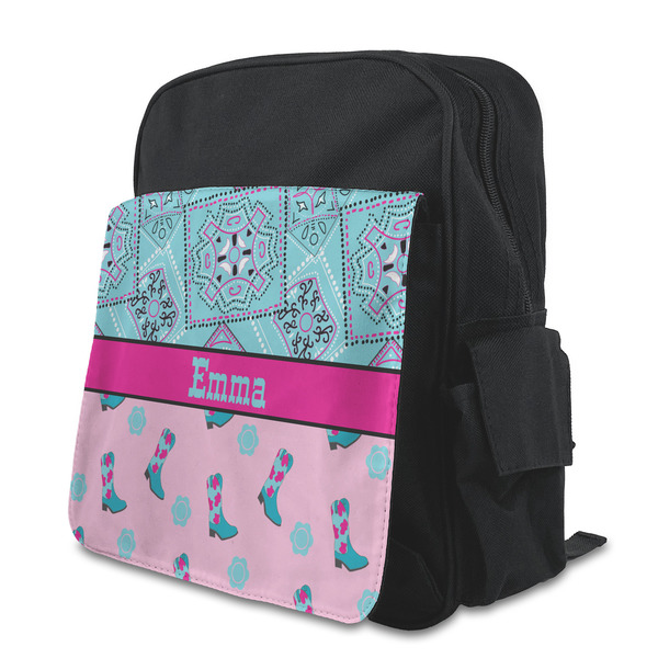 Custom Cowgirl Preschool Backpack (Personalized)