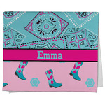 Cowgirl Kitchen Towel - Poly Cotton w/ Name or Text