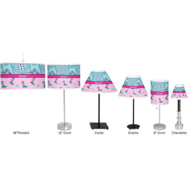 Cowgirl Lamp Full View Size Comparison