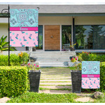 Cowgirl Large Garden Flag - Single Sided (Personalized)