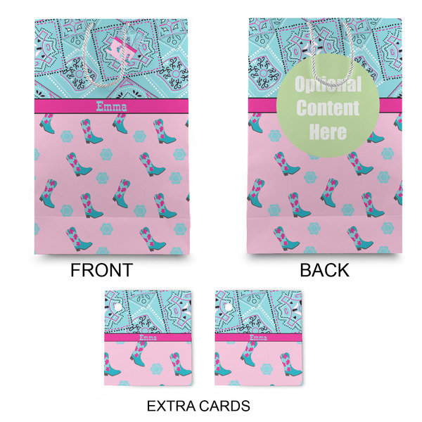 Cowgirl Large Gift Bag - Approval