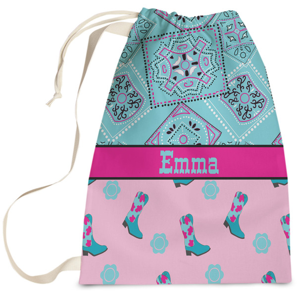 Custom Cowgirl Laundry Bag (Personalized)