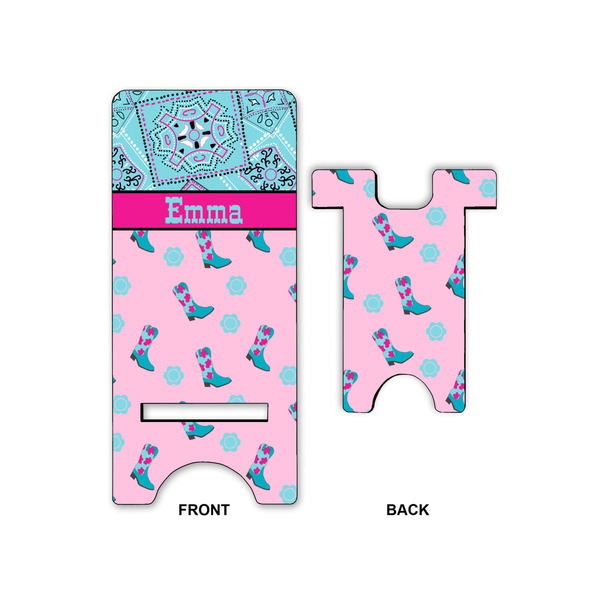 Cowgirl Large Phone Stand - Front & Back
