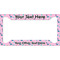Cowgirl License Plate Frame (Personalized)