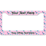 Cowgirl License Plate Frame - Style B (Personalized)