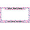 Cowgirl License Plate Frame - Style B (Personalized)