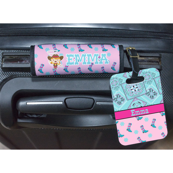 Cowgirl Luggage Wrap & Tag