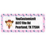 Cowgirl Return Address Labels (Personalized)