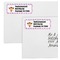 Cowgirl Mailing Labels - Double Stack Close Up