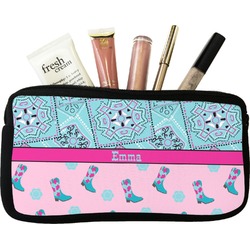 Cowgirl Makeup / Cosmetic Bag - Small (Personalized)