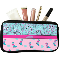 Cowgirl Makeup / Cosmetic Bag (Personalized)
