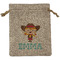 Cowgirl Burlap Gift Bag (Personalized)