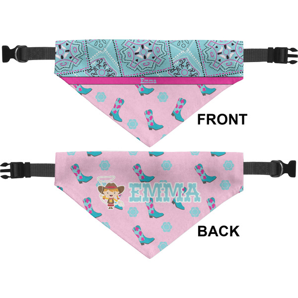 Cowgirl Medium Dog Bandana Approval
