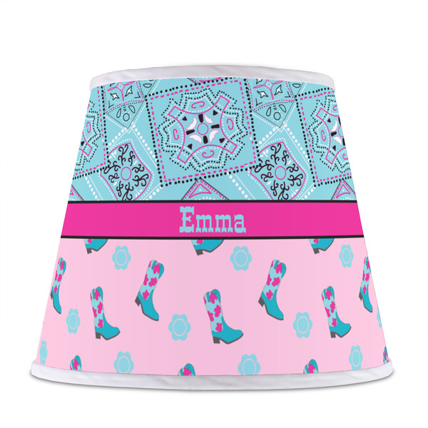 Cowgirl Poly Film Empire Lampshade - Front View