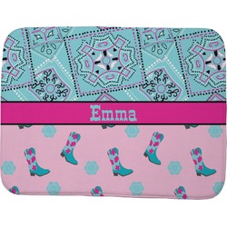 Cowgirl Memory Foam Bath Mat - 48"x36" (Personalized)
