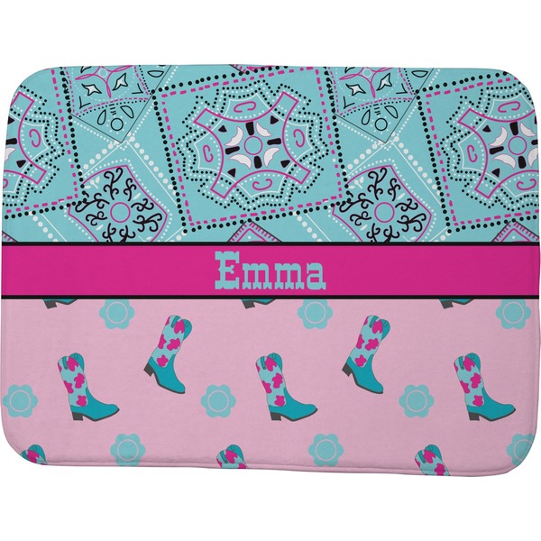 Cowgirl Memory Foam Bath Mat 48 X 36
