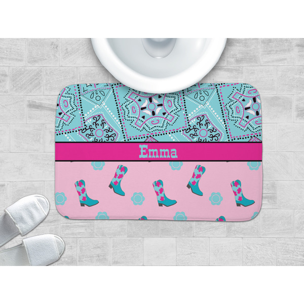 Cowgirl Memory Foam Bath Mat - LIFESTYLE 34x21