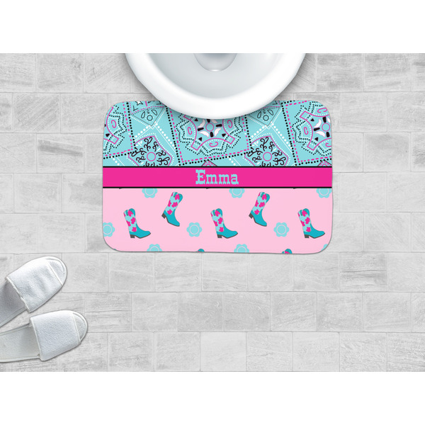 Cowgirl Memory Foam Bath Mat - LIFESTYLE