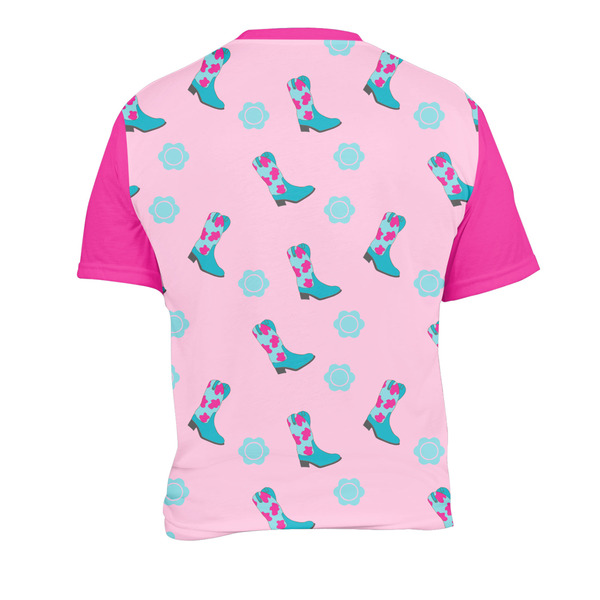 Cowgirl Men's Crew Neck T Shirt Medium - Back