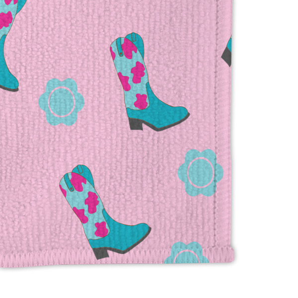 Cowgirl Microfiber Dish Rag - DETAIL