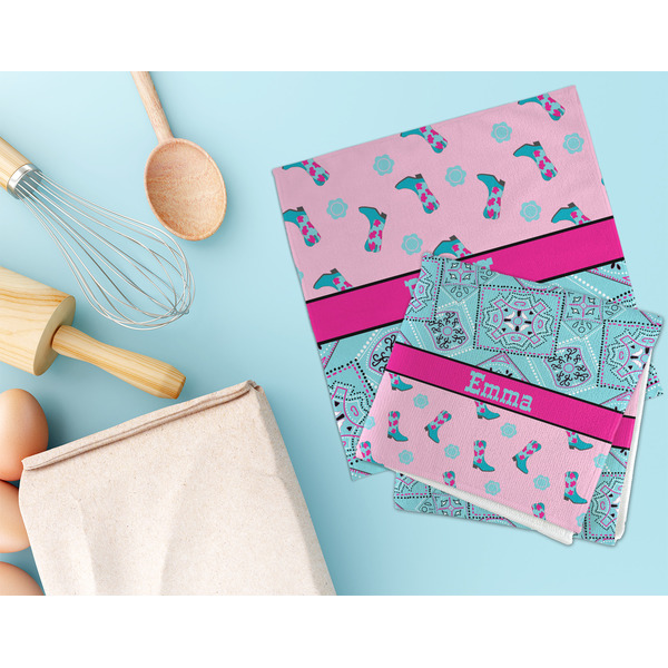 Cowgirl Microfiber Dish Rag - LIFESTYLE