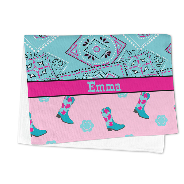 Cowgirl Microfiber Dish Towel - FOLDED HALF