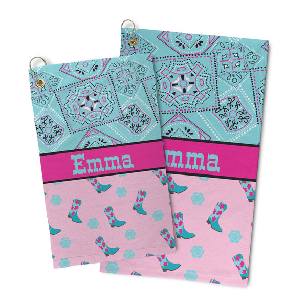 Cowgirl Microfiber Golf Towel - PARENT/MAIN