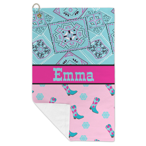 Cowgirl Microfiber Golf Towels - FOLD