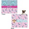 Cowgirl Microfleece Dog Blanket - Large- Front & Back