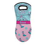 Cowgirl Neoprene Oven Mitt - Single w/ Name or Text