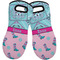Cowgirl Neoprene Oven Mitts - Set of 2 w/ Name or Text