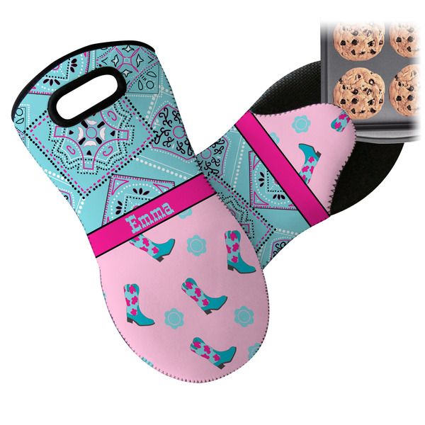 Cowgirl Neoprene Oven Mitt