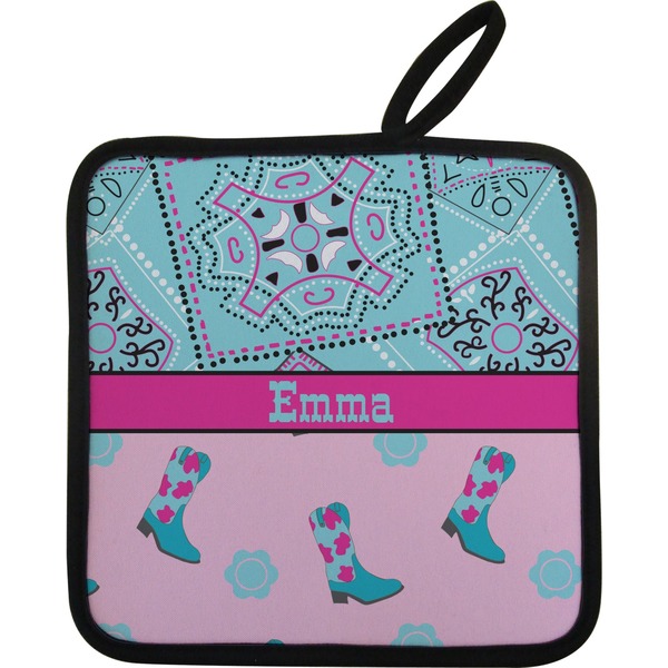 Cowgirl Neoprene Pot Holder