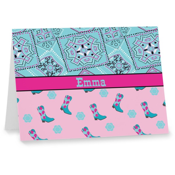 Custom Cowgirl Note cards (Personalized)