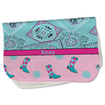 Cowgirl Burp Cloth - Fleece w/ Name or Text