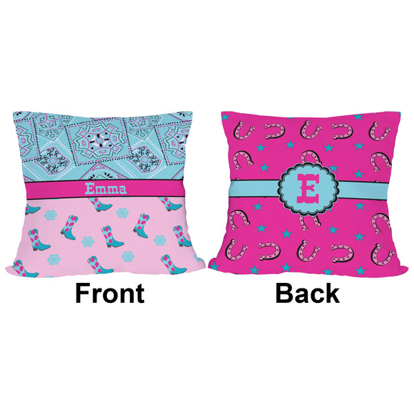 Cowgirl Outdoor Pillow - 16x16