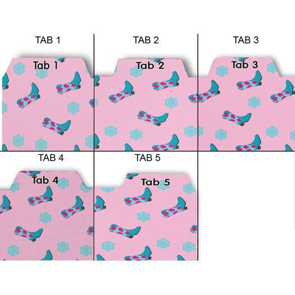 Cowgirl Page Dividers - Set of 5 - Approval