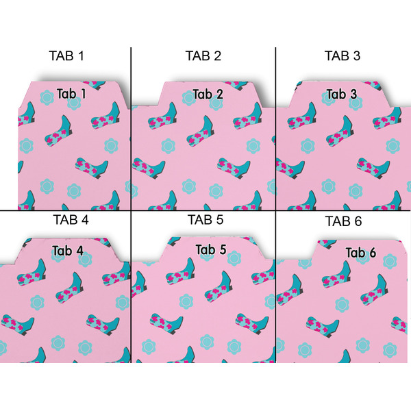 Cowgirl Page Dividers - Set of 6 - Approval