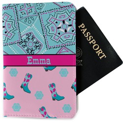 Cowgirl Passport Holder - Fabric (Personalized)