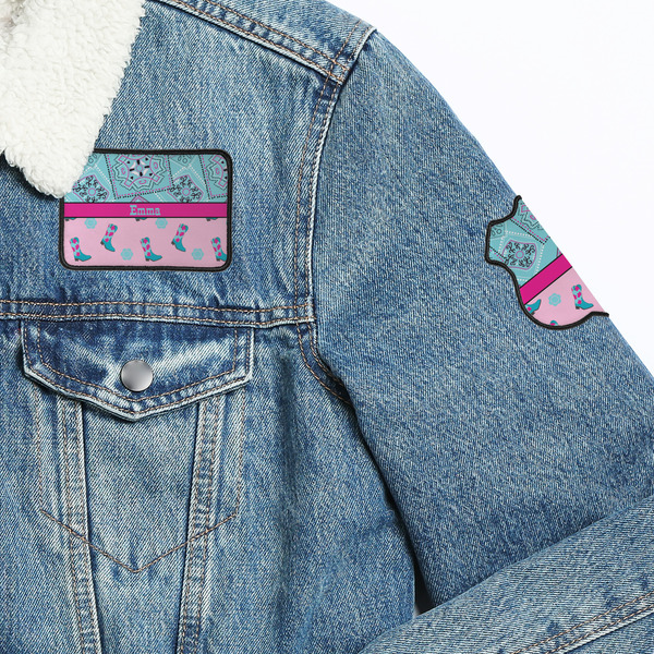 Cowgirl Patches Lifestyle Jean Jacket Detail