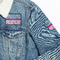 Cowgirl Patches Lifestyle Jean Jacket Detail