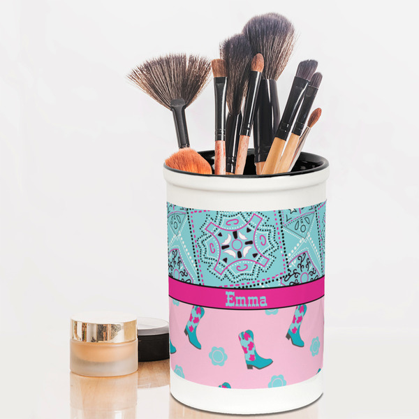 Cowgirl Pencil Holder - LIFESTYLE makeup